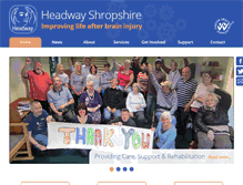 Tablet Screenshot of headwayshropshire.org.uk